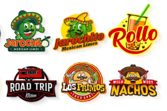 design a creative restaurant, bakery or food truck logo