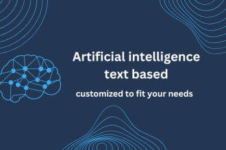 create a ai artificial intelligence focused around text