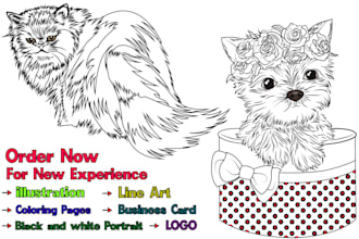 draw detailed line art illustrations from any image