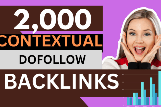 build high da contextual backlinks for off page SEO