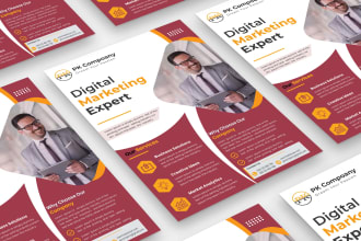 create a beautiful flyer design, corporate business flyers for your company