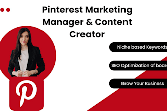 be your pinterest marketing manager and content creator