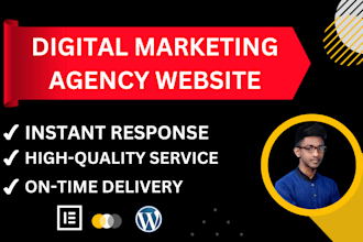 create digital marketing agency website with wordpress
