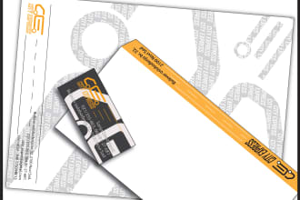 design professional business card, brochure or box