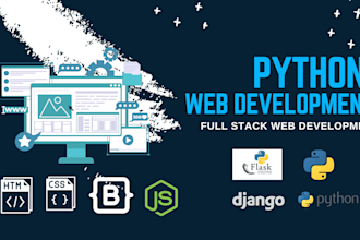 do flask, django python web development