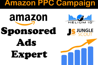 setup and manage amazon PPC campaign sponsored ads and sponsored brands