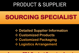 be your amazon product sourcing agent, amazon fba product sourcing from china
