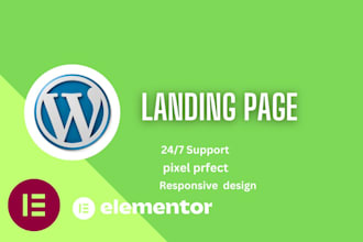 create responsive wordpress landing page,squeeze page