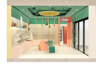 design your store space super colorful, fun and unique
