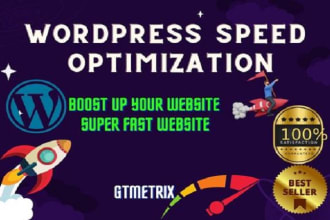 speed optimization wordpress on gtmetrix with wp rocket