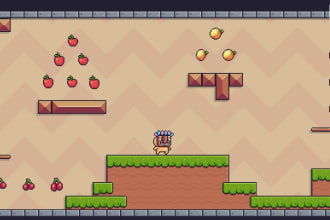develop you a 2d game on godot or pygame from zero