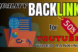 create quality backlinks for youtube video ranking