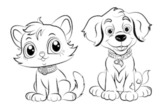 create animal coloring pages for kids