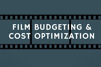 create a professional film budget for your screenplay