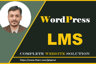 develop and customize wordpress lms website using learndash