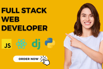 django python react js websites as a full stack developer