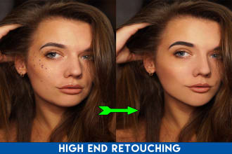 do photoshop editing, photo retouching, crop and edit image