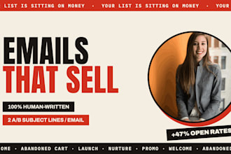 write email copy and sequences that drive sales