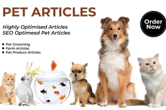 be your cat, dog and pet article writer