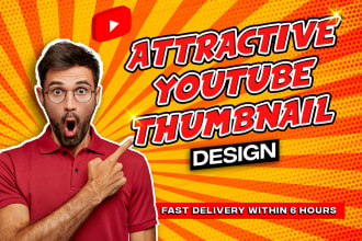 design an amazing clickbait youtube thumbnail within 3 hours