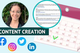 write social media content and posts