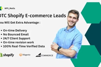 do provide b2b leads and shopify ecommerce leads