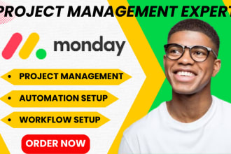 set up monday, monday com, project management, clickup, asana, trello