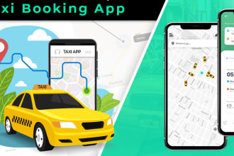 create taxi booking app, taxi tracking app, courier, parking, transport app