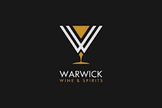 do a classy sophisticated popular logo for a wine spirits store
