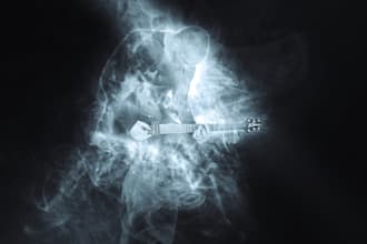 create a hard rock metal music soundtrack song or loop