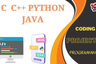 code your javascript, cpp, python, sql, java programming tasks projects