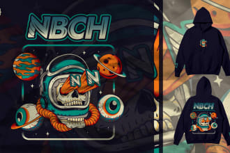 custom hoodies design, streetwear, clothing illustration