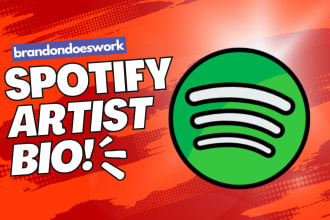 write a professional artist bio for spotify or apple music