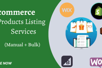 add upload or list products to woo commerce shopify and manage inventory