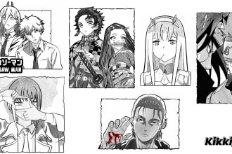 make anime tattoo design