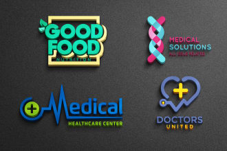 healthcare, medical, brain, lab, pharmacy and dental logo