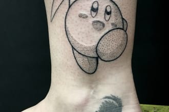 turn your favorite cartoon or videogame character into a tattoo design