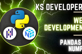 modify python django software using pandas and numpy