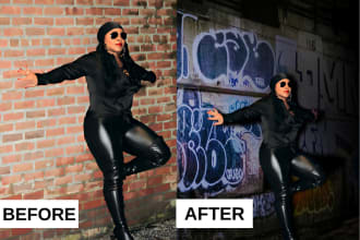 remove and replace background in 1 hour