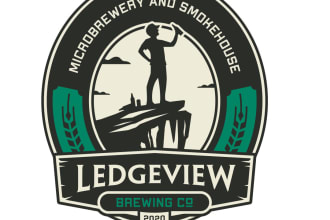 design a professional modern drink logo