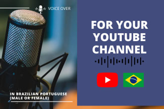 manage and record all the voices on your youtube channel, 4000 word