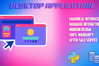 build a modern gui app with database using python
