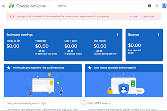 adsense activated dashboard for you without website