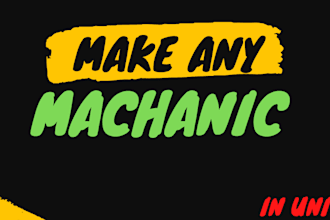 develop game mechanisms for you