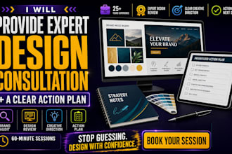 provide an expert design consult and action plan