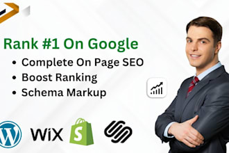 do on page seo for wordpress, wix, squarespace, shopify