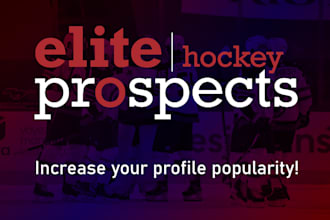 promote your elite prospects profile page