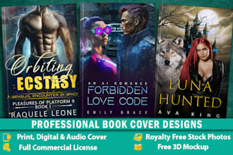 design fantasy book cover, fantasy ebook cover within 12 hrs
