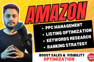 setup manage and optimize amazon PPC campaigns advertising sponsored ads