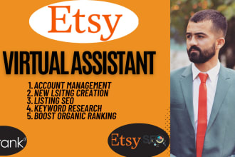 do etsy product listings SEO, etsy store manager, etsy virtual assistant